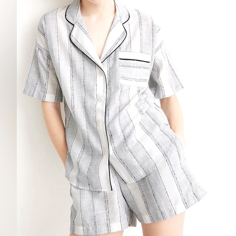 Madewell x Parachute Striped Pajamas. Size small.